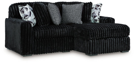 Midnight-Madness 2-Piece Sectional with Chaise