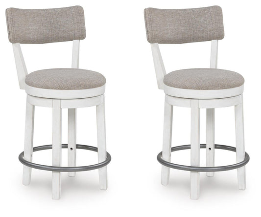 Ashley Express - Robbinsdale UPH Swivel Barstool (2/CN)