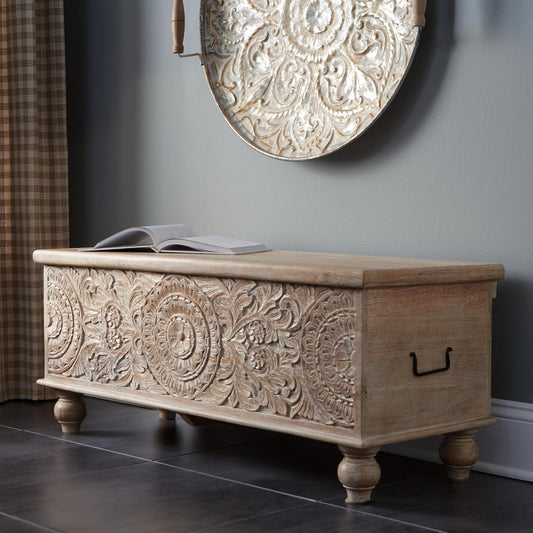 Ashley Express - Fossil Ridge Storage Bench