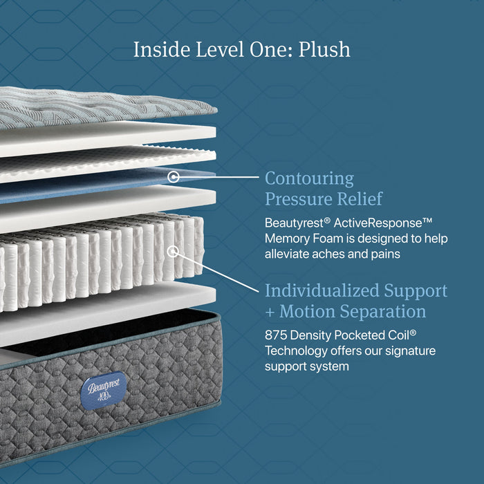 Beautyrest® Level One Plush Tight Top