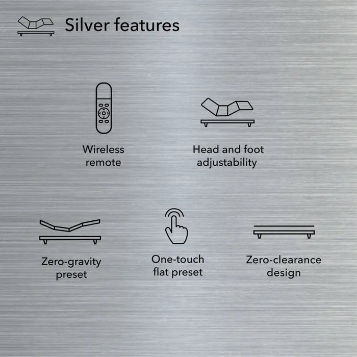 baselogic™ Silver Adjustable Base