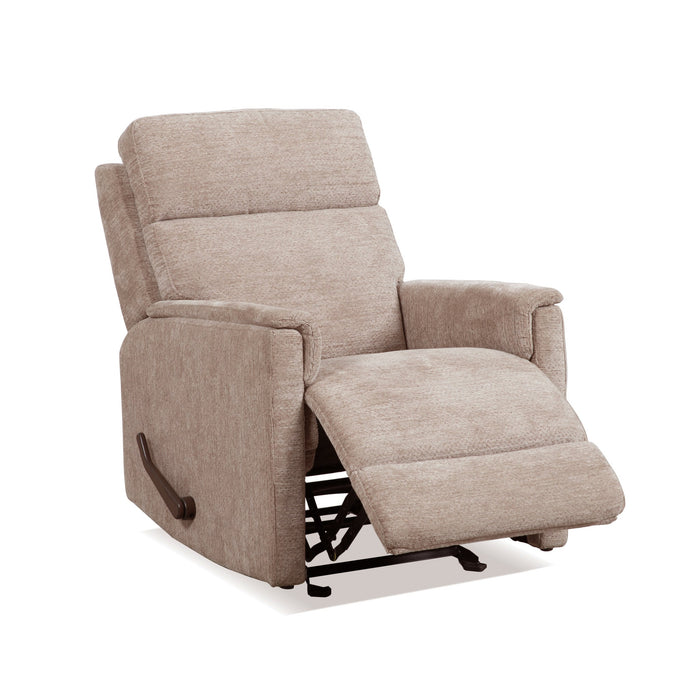 Compact Fabric Gliding Recliner