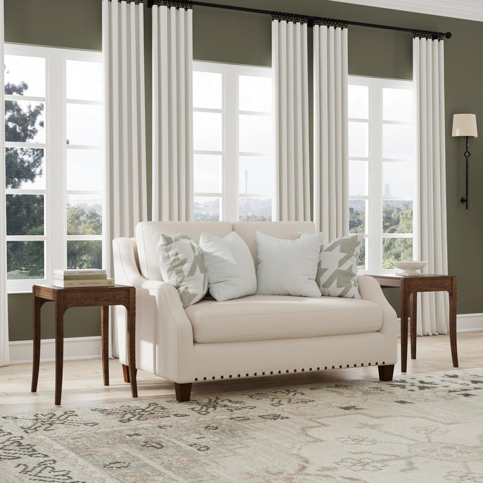 Gianna Fabric Bench Loveseat