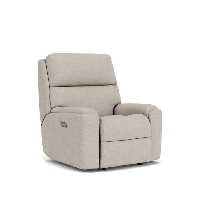 Rio Fabric Power Rocking Recliner with Power Headrest