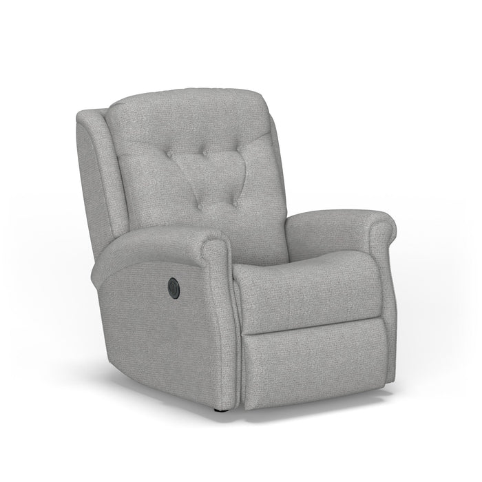 Minnie Fabric Power Rocking Recliner