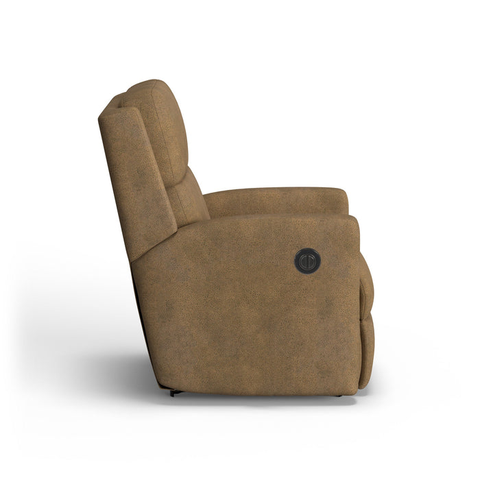 Chip Fabric Power Rocking Recliner