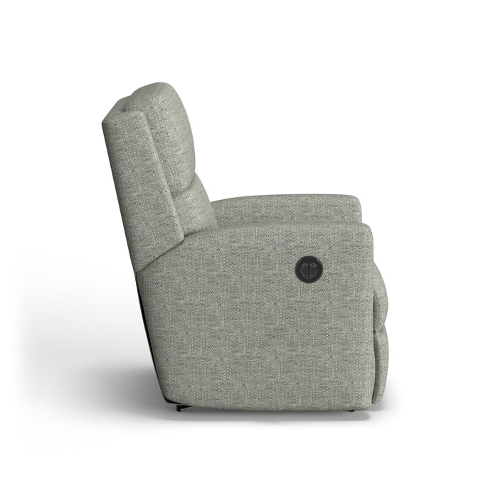 Chip Fabric Power Rocking Recliner
