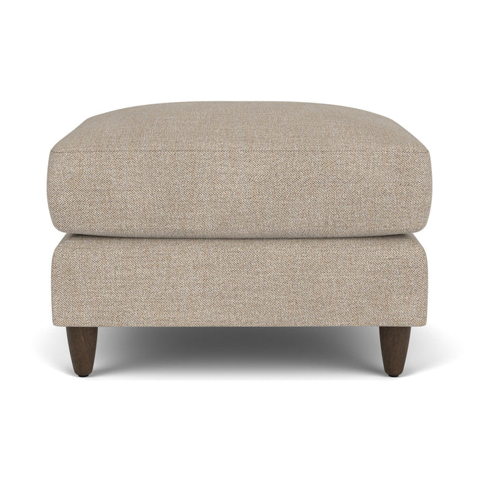 Fern Fabric Ottoman