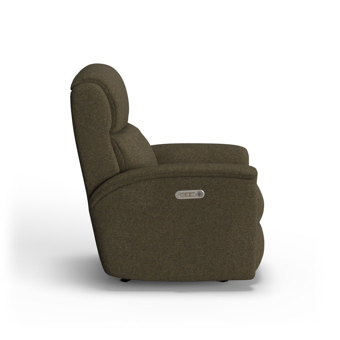 Luna Fabric Power Recliner with Power Headrest