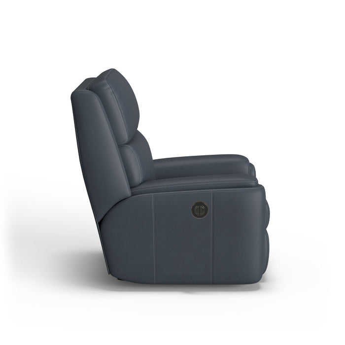 Rio Leather Power Rocking Recliner