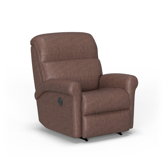 Davis Leather Power Rocking Recliner