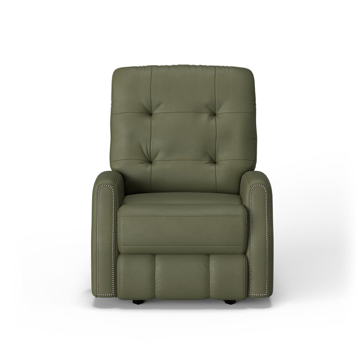 Devon Leather Power Rocking Recliner