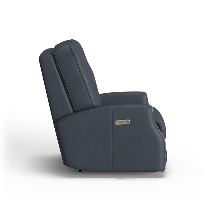 Devon Leather Power Recliner with Power Headrest