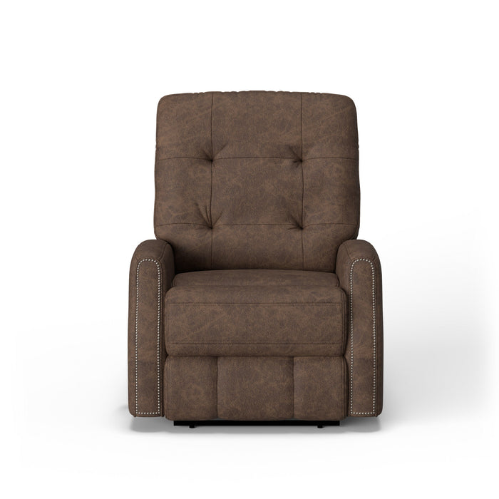 Devon Leather Power Recliner with Power Headrest