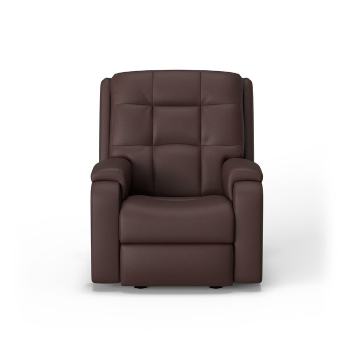 Arlo Leather Power Recliner with Power Headrest & Lumbar