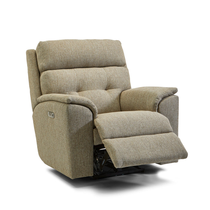 Mason Fabric Power Rocking Recliner with Power Headrest