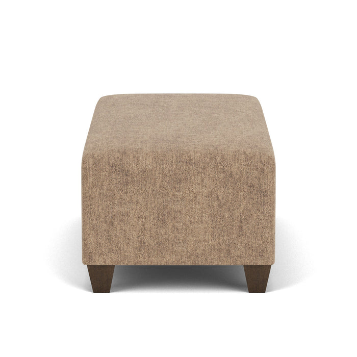 Cascade Fabric Rectangular Cocktail Ottoman