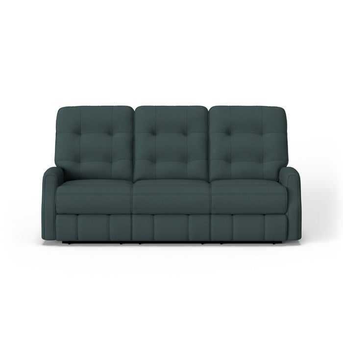 Devon Fabric Power Reclining Sofa with Power Headrests