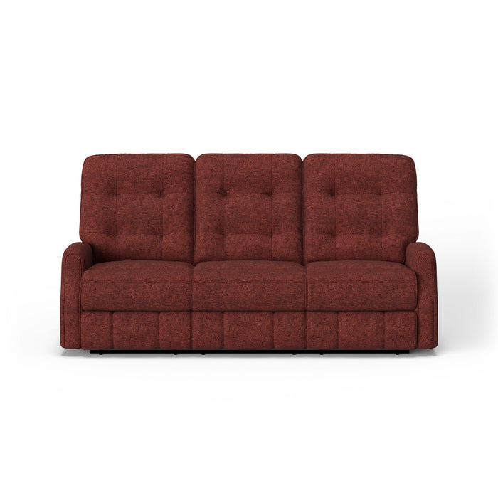 Devon Fabric Power Reclining Sofa with Power Headrests