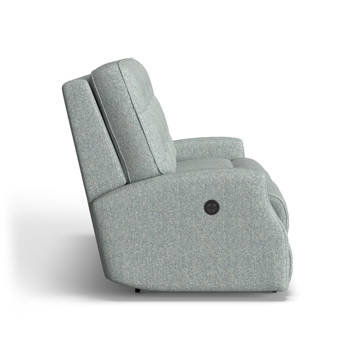 Devon Fabric Power Reclining Sofa