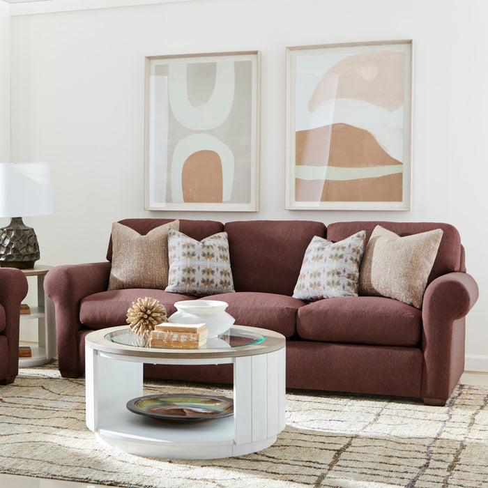 Randall Fabric Three-Cushion Sofa