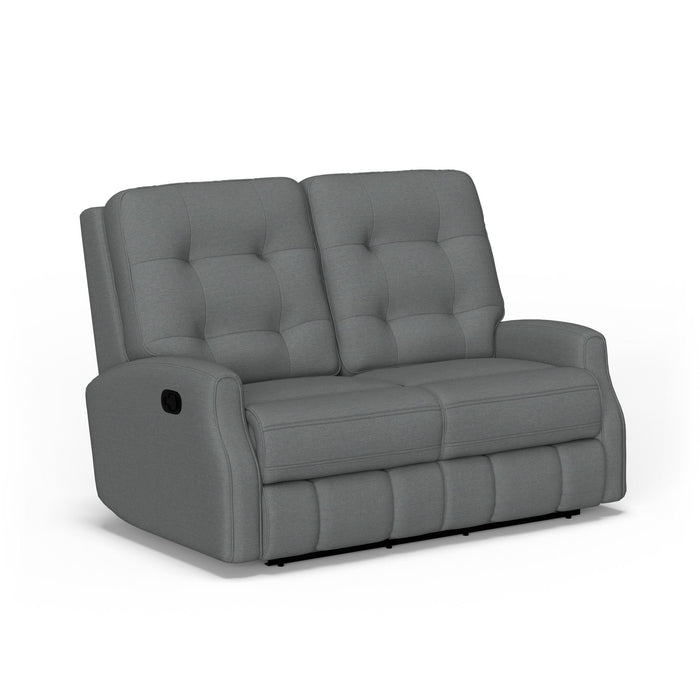 Devon Fabric Reclining Loveseat