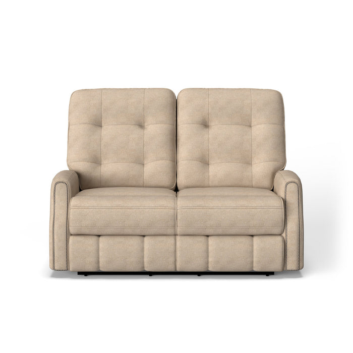 Devon Fabric Power Reclining Loveseat