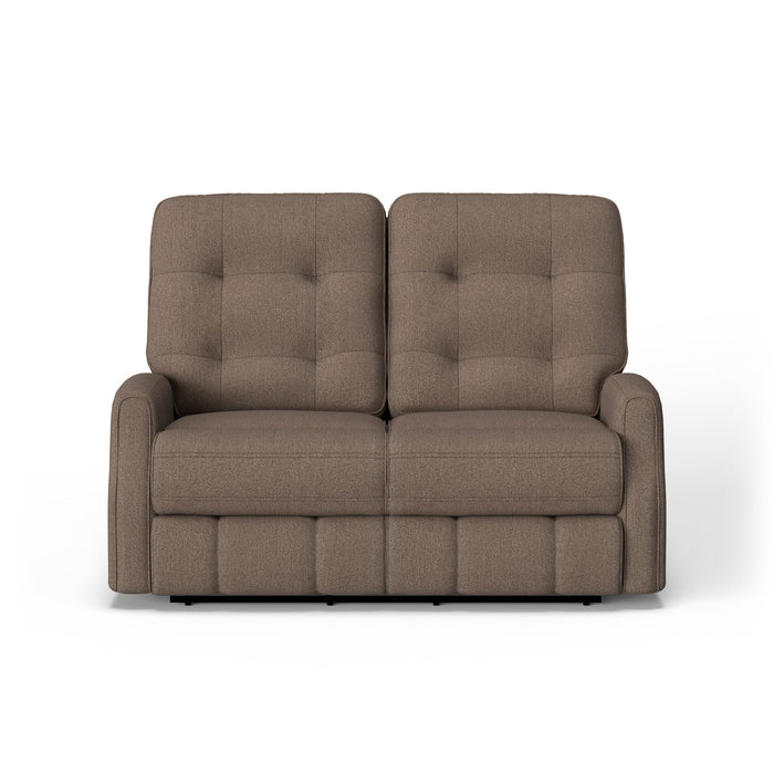 Devon Fabric Reclining Loveseat
