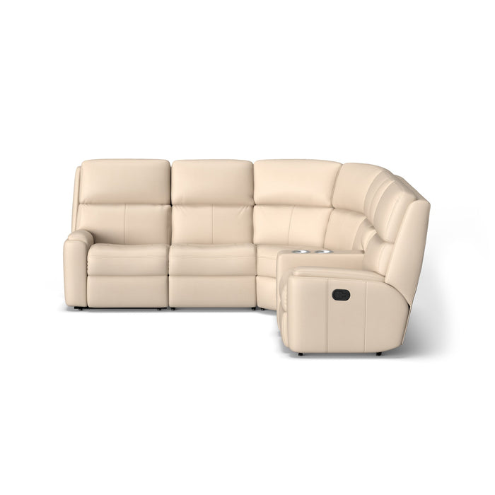 Rio Leather Reclining Sectional