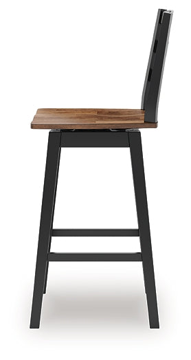Wildenauer Tall Swivel Barstool (2/CN)