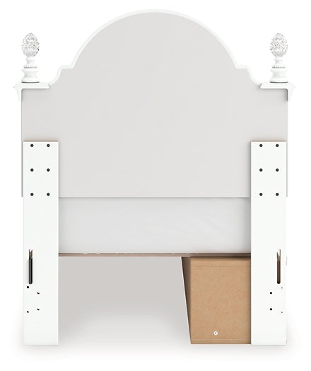 Kozlani Twin Upholstered Panel Storage Bed