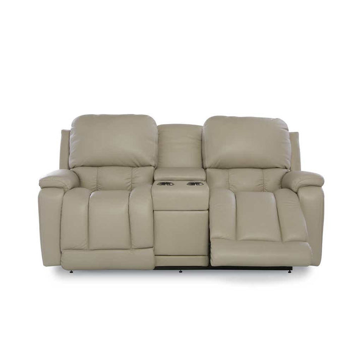 Greyson Power Reclining Loveseat w/ Headrest, Lumbar & Console