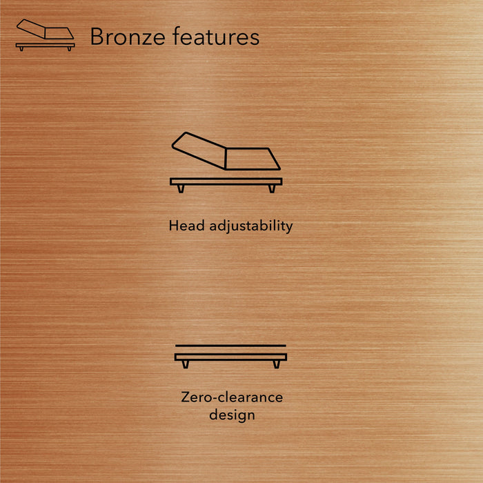 baselogic™ Bronze Adjustable Base Full