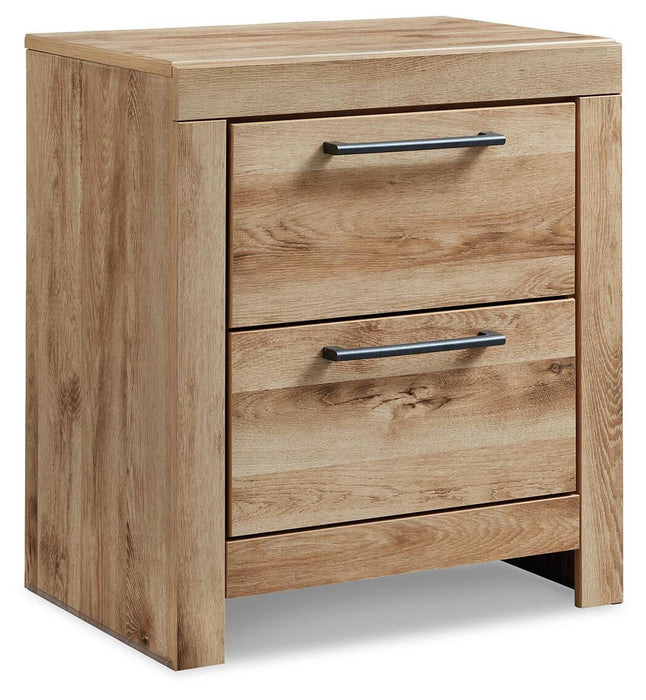 Hyanna Full Panel Bed with 2 Side Storage, Dresser, Mirror, Chest and Nightstand