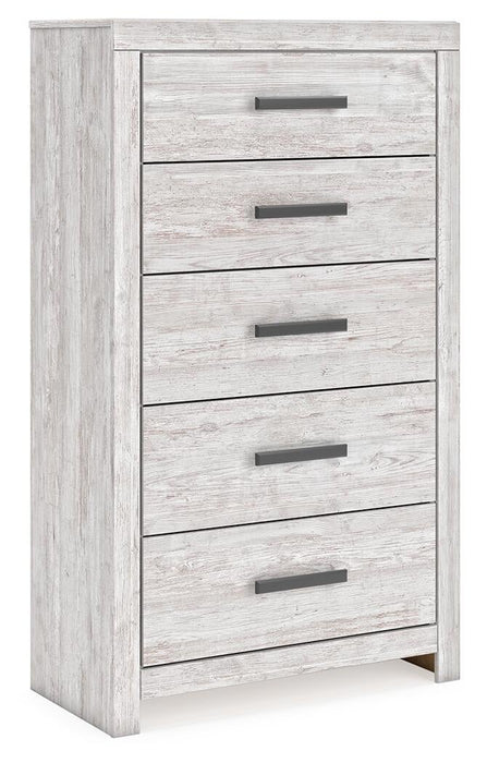 Cayboni Queen Panel Bed, Dresser, Mirror, Chest and Nightstand
