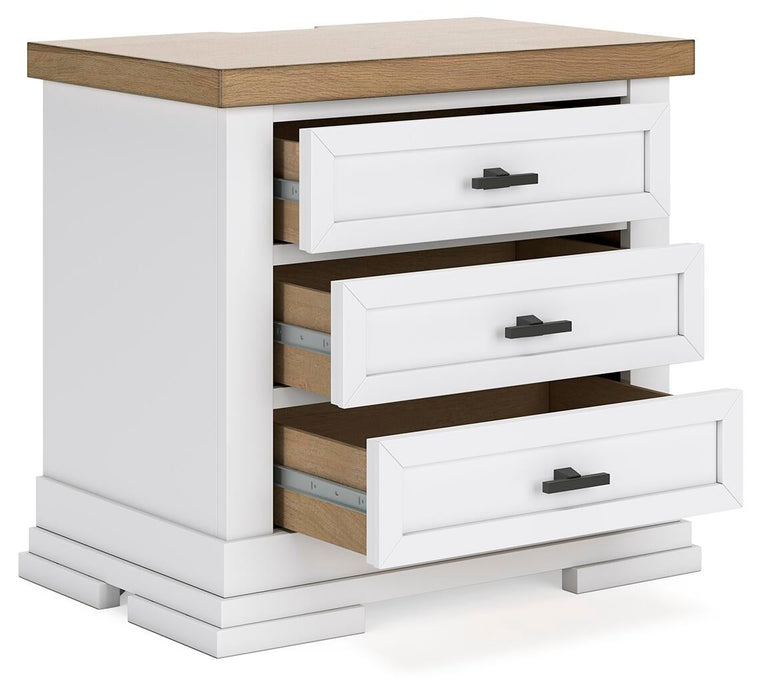 Ashbryn California King Panel Storage Bed, Dresser, Mirror, Chest and Nightstand