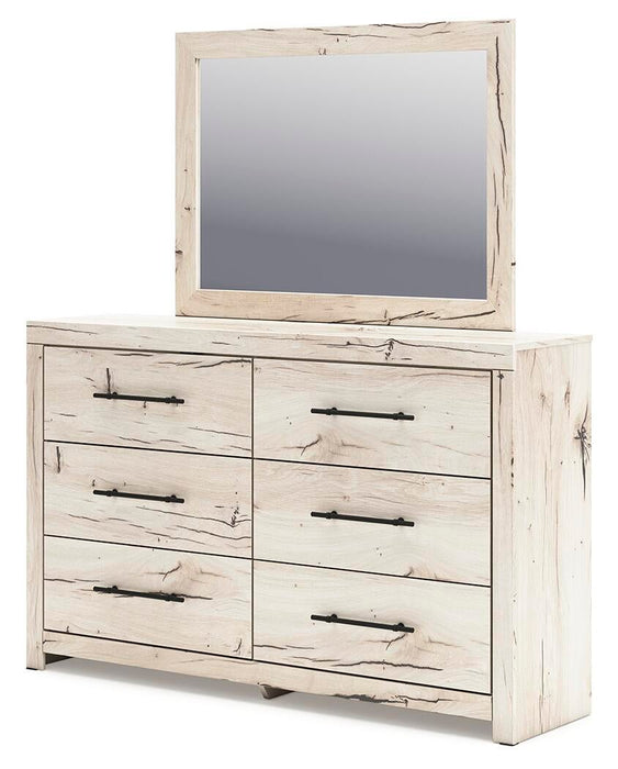 Lawroy Queen Panel Headboard, Dresser, Mirror and Nightstand