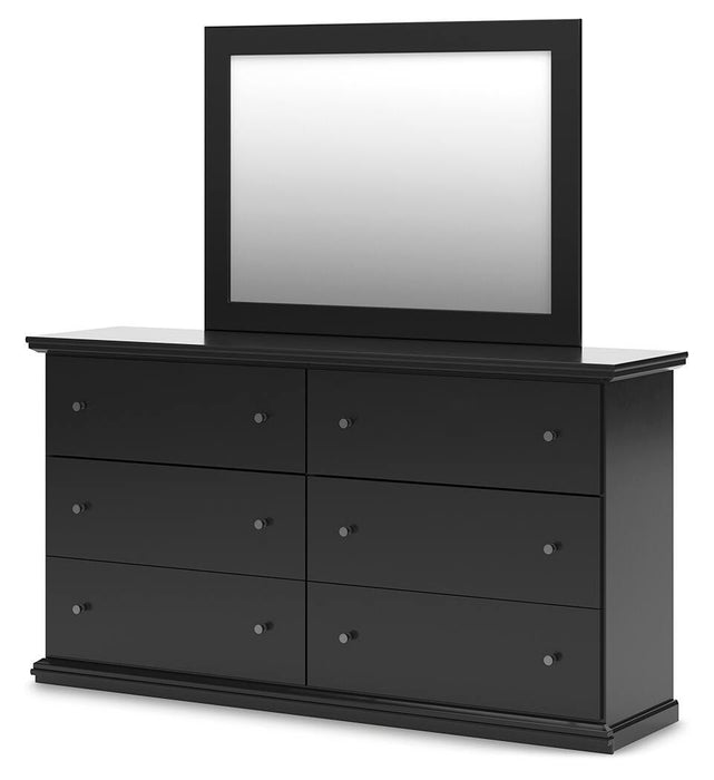 Maribel King Panel Bed, Dresser and Mirror