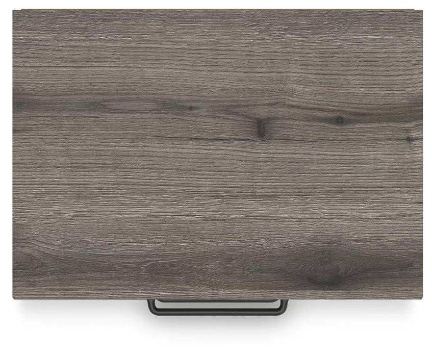 Graystorm Full Panel Bed, Dresser, Mirror and Nightstand