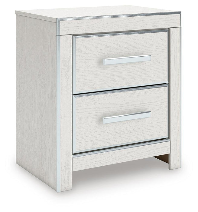 Zuraleus Queen Upholstered Panel Platform Storage Bed, Dresser, Mirror, Chest and Nightstand