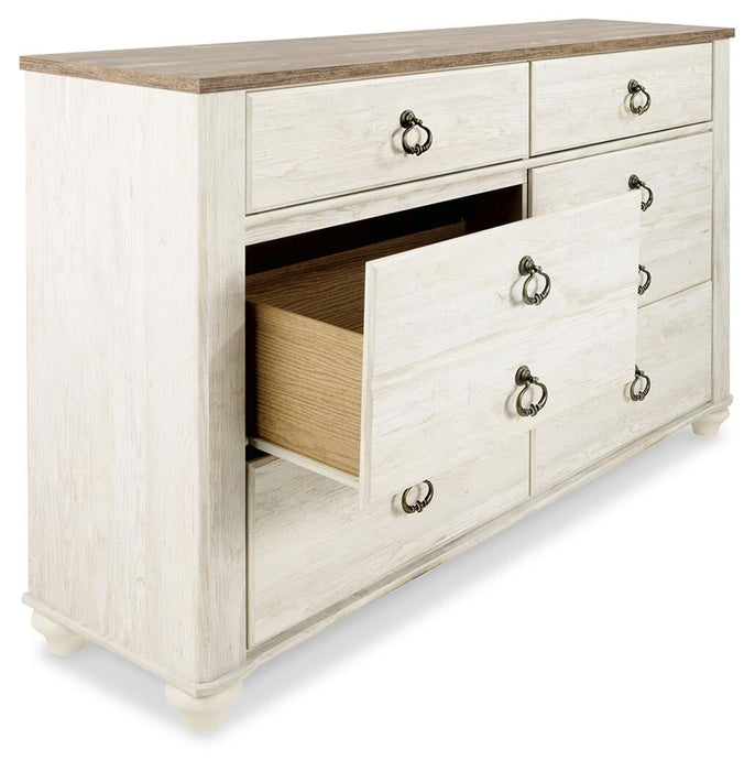 Willowton Six Drawer Dresser
