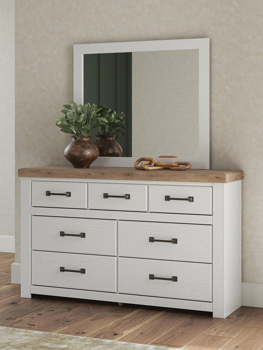Savonport King Panel Storage Bed, Dresser, Mirror, Chest and Nightstand