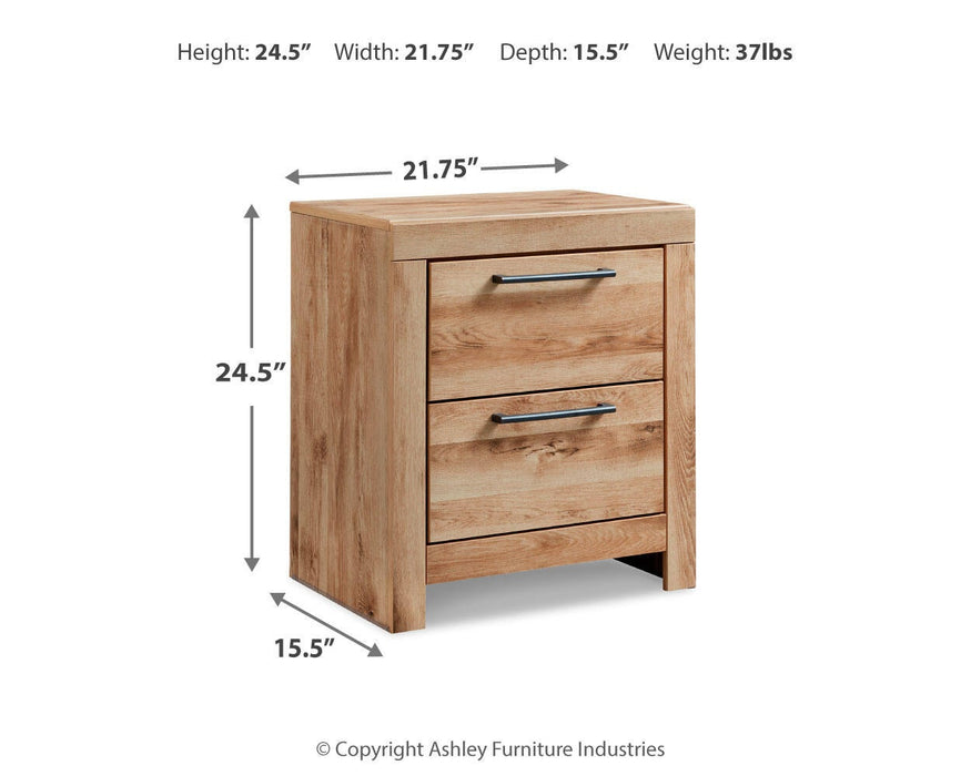Hyanna Full Panel Storage Bed, Dresser, Mirror and Nightstand