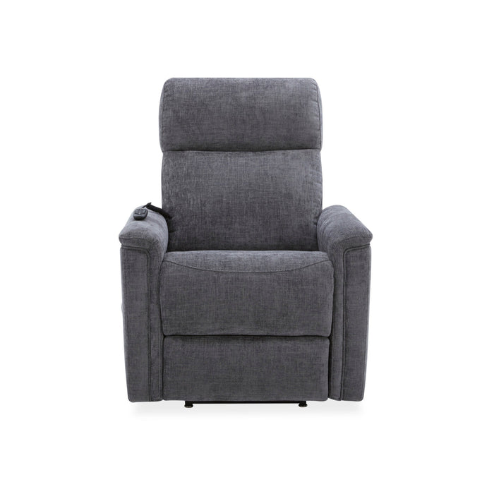 Luma Shadow Fabric Power Lift Recliner with Power Headrest, Lumbar, Heat & Massage