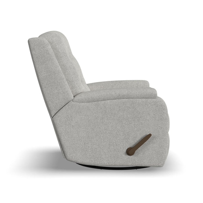 Arlo Fabric Swivel Gliding Recliner