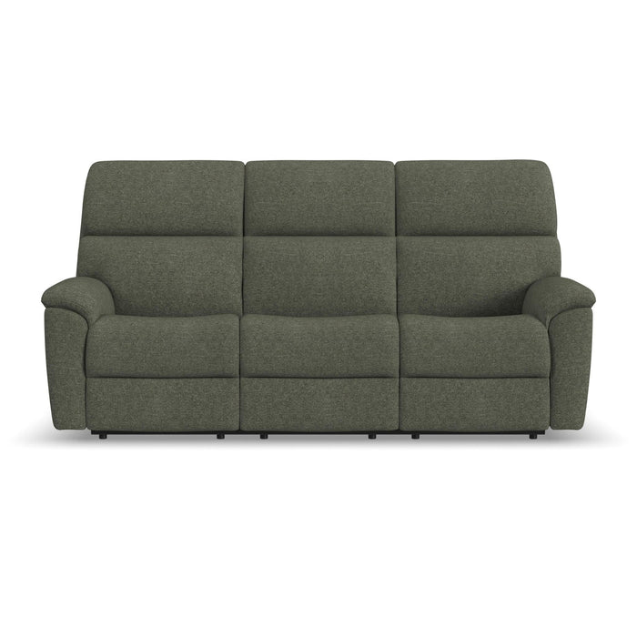 Porter Fabric Power Reclining Sofa with Console, Power Headrest, & Lumbar