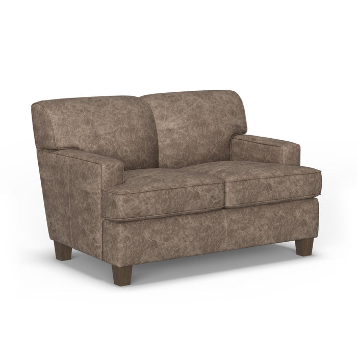 Dempsey Leather Loveseat
