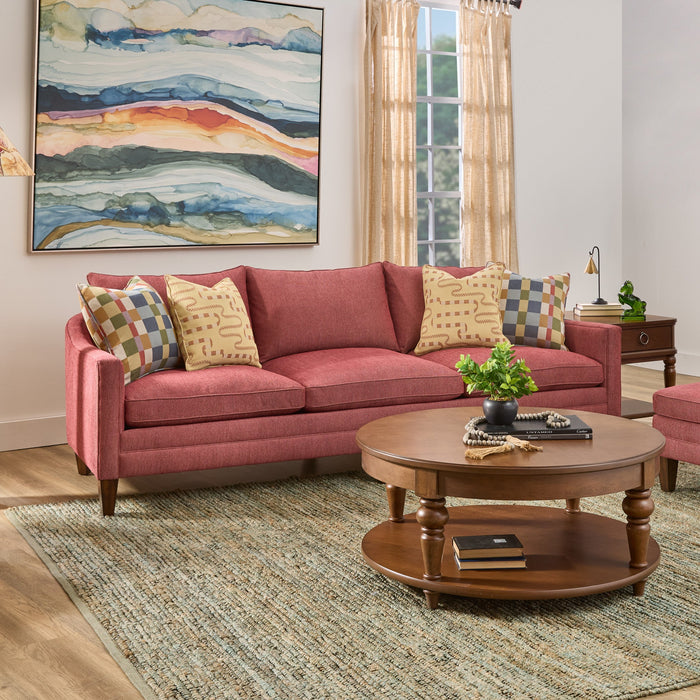 Eleanora Fabric Large Three-Cushion Sofa