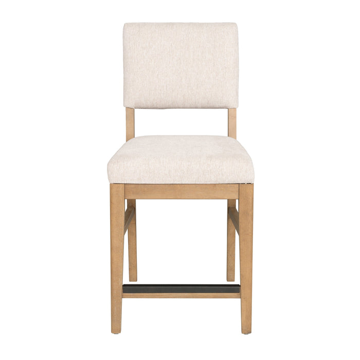 Millwork Off-White Pair of Counter Chairs