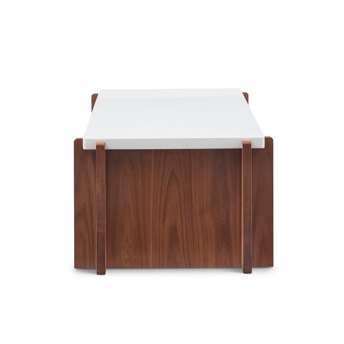 Lincoln Rectangular Coffee Table with Casters